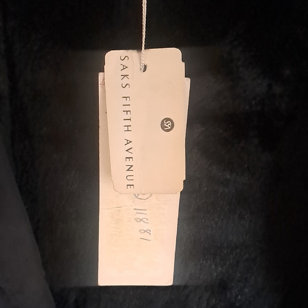 Saks Fifth Avenue Black Trench Coat